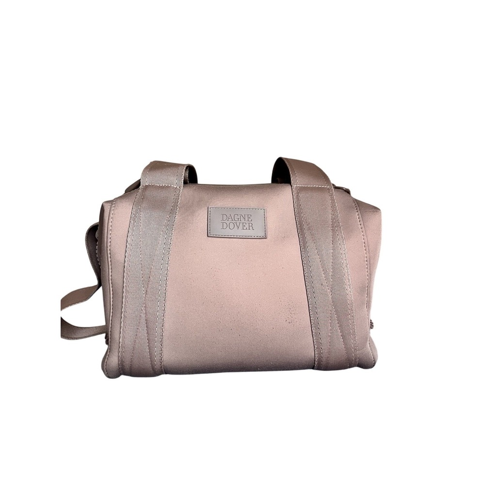 Dagne Dover Neoprene Landon Carryall Duffle Bag Tote Dune Size Small